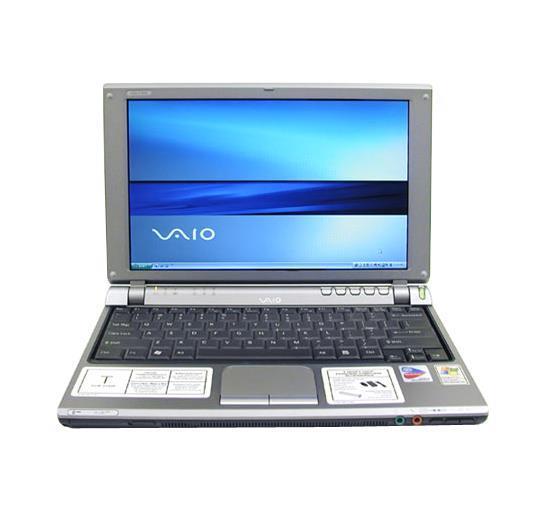 VGNT350L Sony Notebook PC Intel Pentium M 753 1.2 GHz Processor 512 MB RAM 60GB Hard Drive 10.6 TFT Display DVD+/-RW Windows XP Midnight Blue (Refurbished)