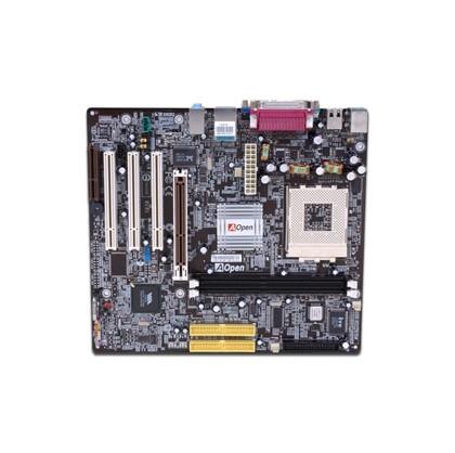 VKM266PM AOpen Socket A VIA KM400A + 8237 Chipset AMD Athlon XP/ Athlon/ AMD Duron Processors Support DDR 2x DIMM 2x SATA 1.5Gb/s Micro-ATX Motherboard (Refurbished)

