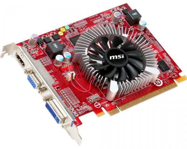 VR5570-MD1G-FB-R MSI Radeon HD5570 1GB 128-Bit DDR2 Vga/ Dvi/ Hdmi PCI Express 2.1 x16 Video Graphics Card