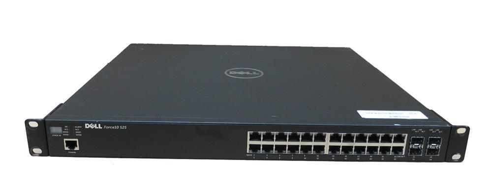 VY131 Dell Force 10 S25 24x 10/100/1000 Base-t 4x Sfp Ac Power Supply Switch
