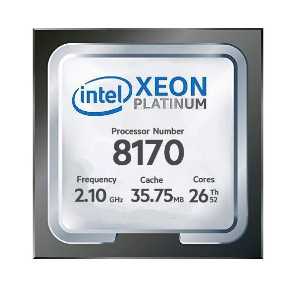 W769Z Dell 2.10GHz 10.40GT/s UPI 35.75MB L3 Cache Socket LGA3647 Intel Xeon Platinum 8170 26-Core Processor Upgrade