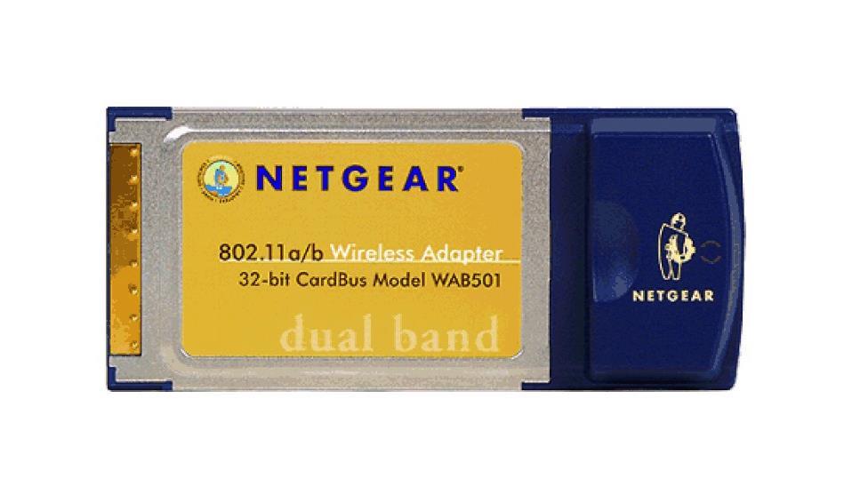 WAB501NA NetGear Dual Band 802.11a/b Wireless PC Card (Refurbished)