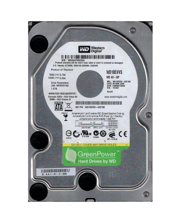 160 Gb Western Digital Green Power Western Digital WD20EARS 2TB
