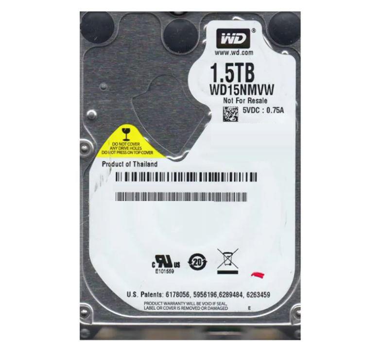 WD15NMVW-11W68SO Western Digital 1.5TB 5400RPM USB 3.0 2.5-inch Internal Hard Drive