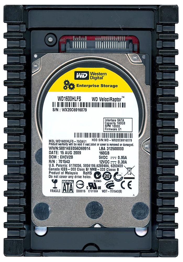 Western Digital Velociraptor 300 GB Bulk/OEM Hard Drive 2.5 Inch, 16 MB Cac HW-Legends #14: This HDD has built-in Window! The WD Raptor X