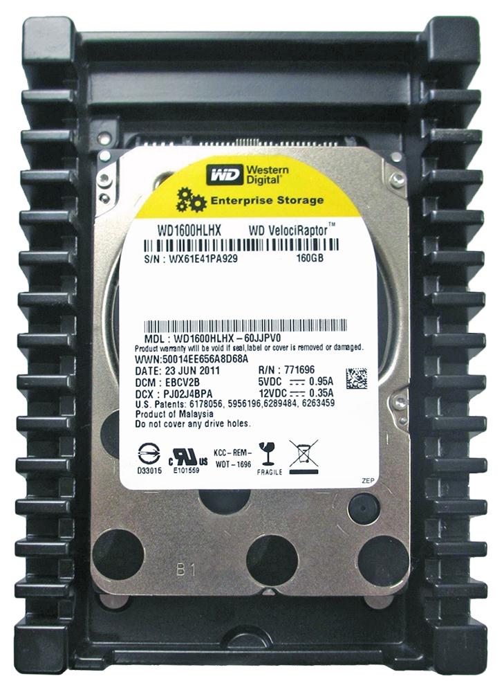 WD1600HLHX Western Digital VelociRaptor 160GB 10000RPM SATA 6Gbps 32MB Cache 3.5-inch Internal Hard Drive