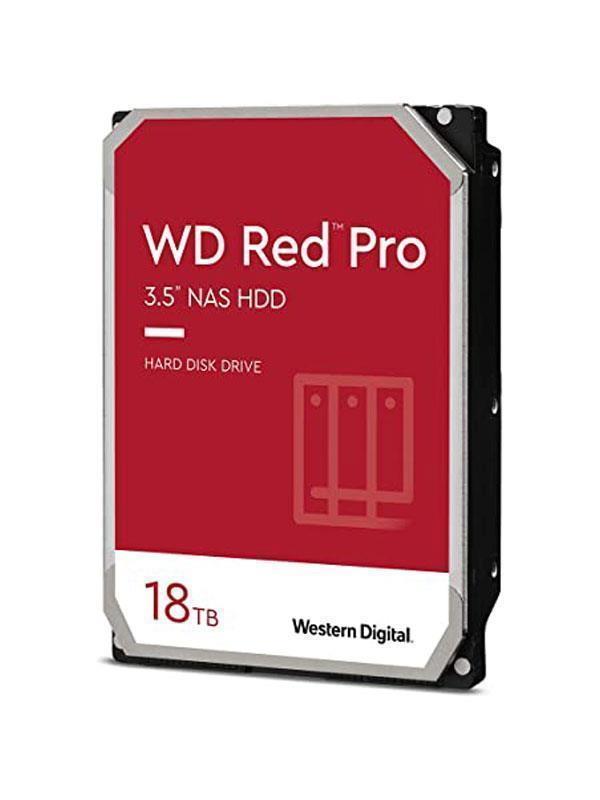 WD181KFGX Western Digital Red Pro 18TB 7200RPM SATA 6Gbps 512MB Cache 3.5-inch Internal Hard Drive