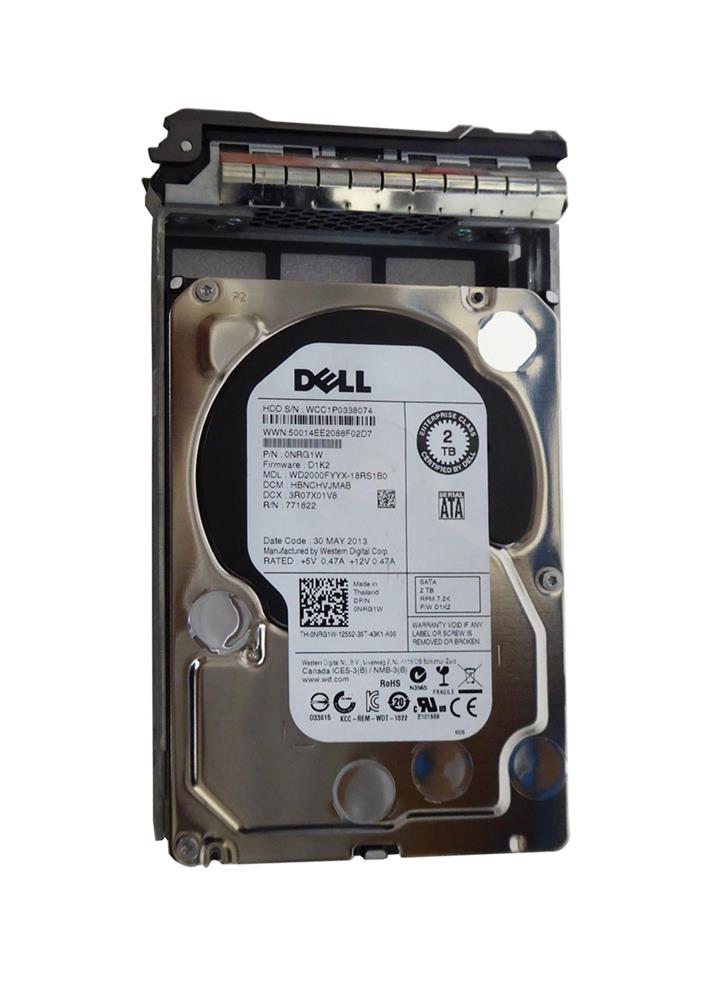 WD2000FYYX-18RS1B0 Western Digital RE 2TB 7200RPM SATA 6Gbps 64MB Cache 3.5-inch Internal Hard Drive