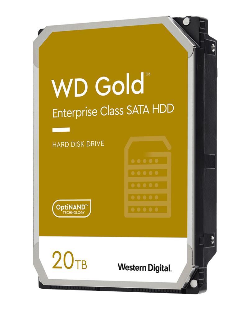 WD201KRYZ-20PK Western Digital Gold 20TB 7200RPM SATA 6Gbps 512MB Cache (512e) 3.5-inch Internal Hard Drive (20-Pack)