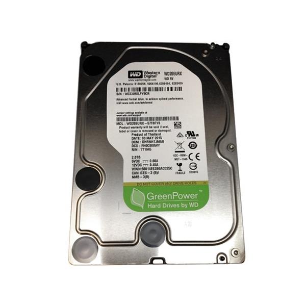 WD20EURX-57TOFYO Western Digital AV-GP 2TB 5400RPM SATA 6Gbps 64MB Cache 3.5-inch Internal Hard Drive