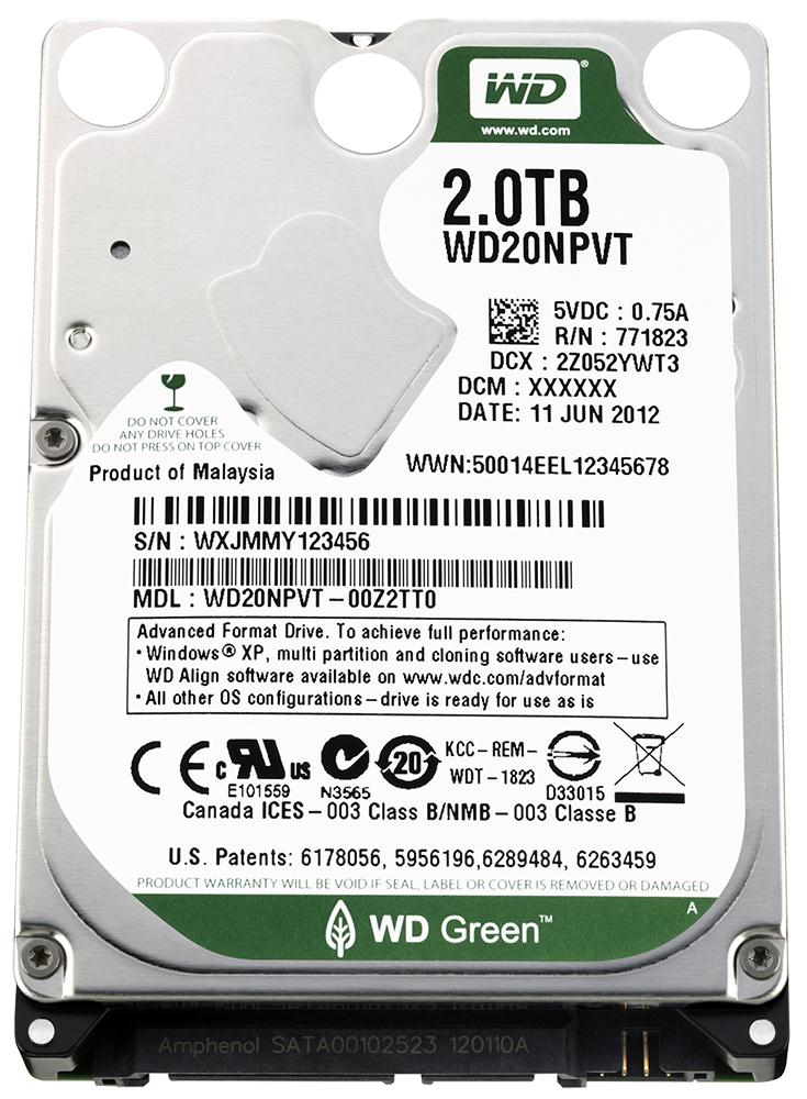 WD Green 2TB HDD u0026 SATA 3.51HDD用 アダプター : WD Green 2 TB Desktop Hard Drive: 3.5 Inch, SATA III