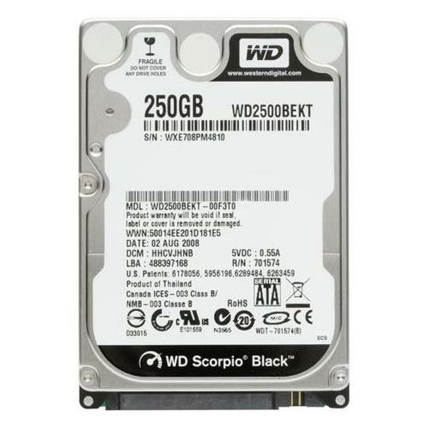 WD2500BUKX Western Digital Caviar Blue 250GB 7200RPM SATA 6Gbps 16MB Cache 3.5-inch Internal Hard Drive