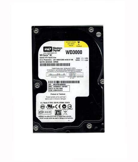 WD3000JD-22KLB0 Western Digital Caviar SE 300GB 7200RPM SATA 1.5Gbps 8MB Cache 3.5-inch Internal Hard Drive