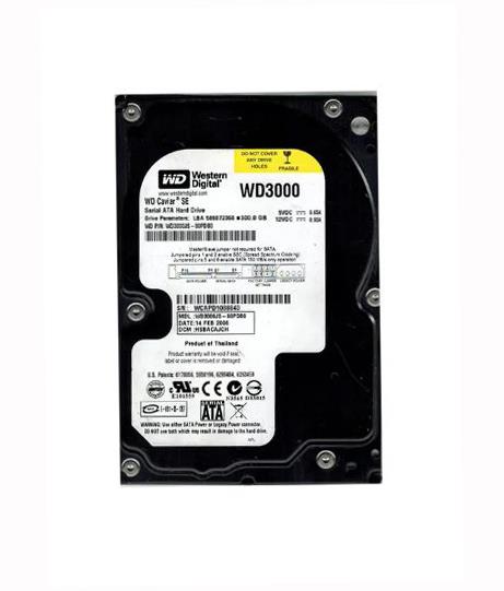 WD3000JS-00PDB0 Western Digital Caviar SE 300GB 7200RPM SATA 3Gbps 8MB Cache 3.5-inch Internal Hard Drive
