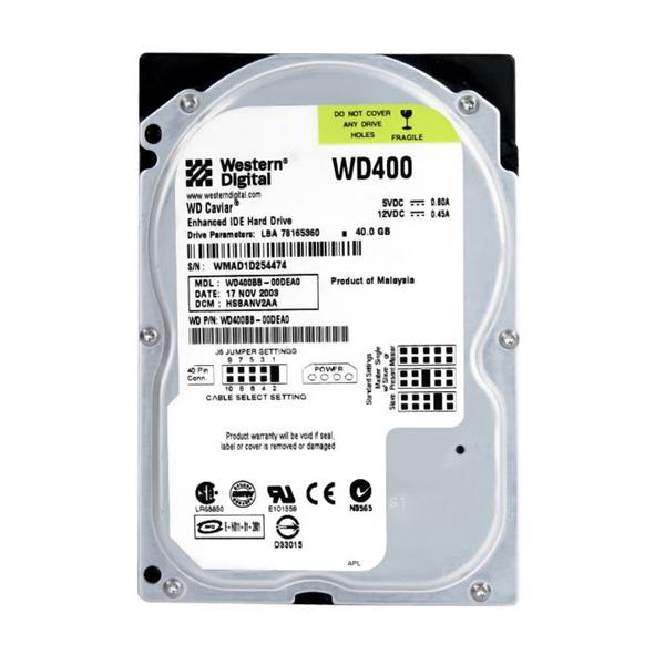 WD400BB-00DEA0 Western Digital Caviar SE 40GB 7200RPM ATA-100 2MB Cache 3.5-inch Internal Hard Drive