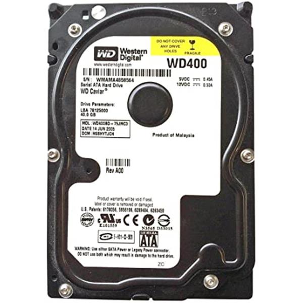 WD400BB Western Digital Caviar SE 40GB 7200RPM ATA-100 2MB Cache 3.5-inch Internal Hard Drive
