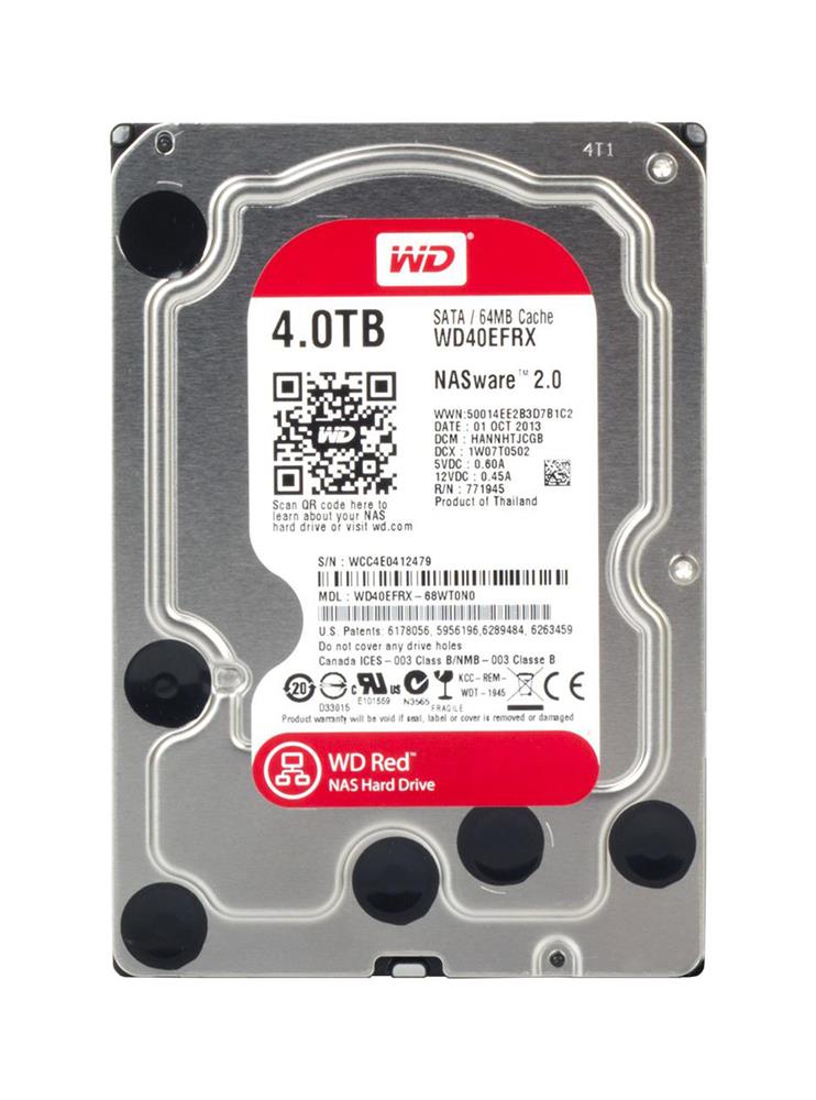 Western Digital Red SATA III 4 To (WD40EFRX) au