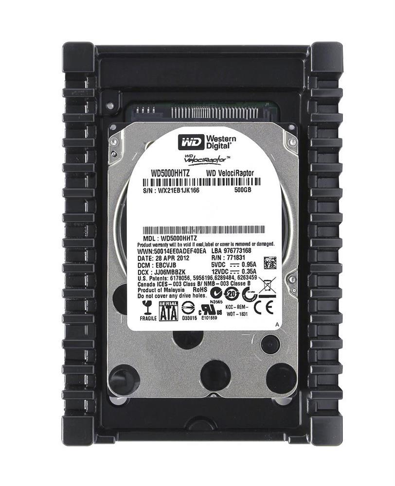 WD5000HHTZ-B2 Western Digital VelociRaptor 500GB 10000RPM SATA 6Gbps 64MB Cache 3.5-inch Internal Hard Drive
