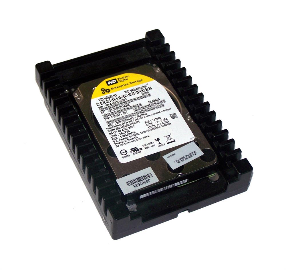 WD6000HLHX-60JJPV Western Digital VelociRaptor 600GB 10000RPM SATA 6Gbps 32MB Cache 3.5-inch Internal Hard Drive