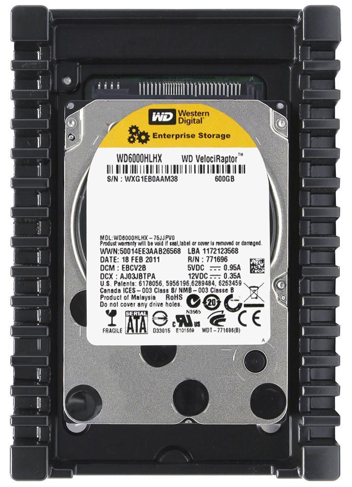 WD6000HLHX1 Western Digital VelociRaptor 600GB 10000RPM SATA 6Gbps 32MB Cache 3.5-inch Internal Hard Drive