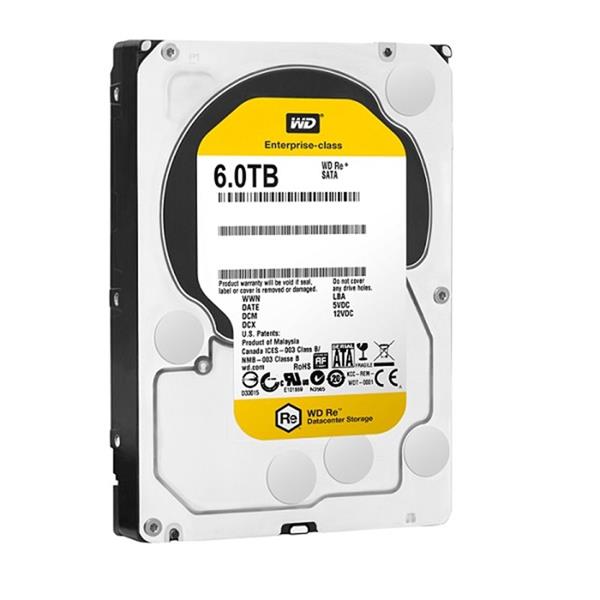 WD6005FSPZ Western Digital Re 6TB 7200RPM SATA 6Gbps 128MB Cache 3.5-inch Internal Hard Drive