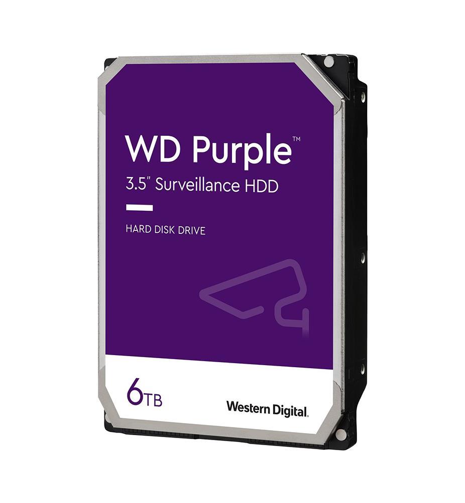 WD63PURZ-20PK Western Digital Purple 6TB 5640RPM SATA 6Gbps 256MB Cache (512e) 3.5-inch Internal Hard Drive (20-Pack)