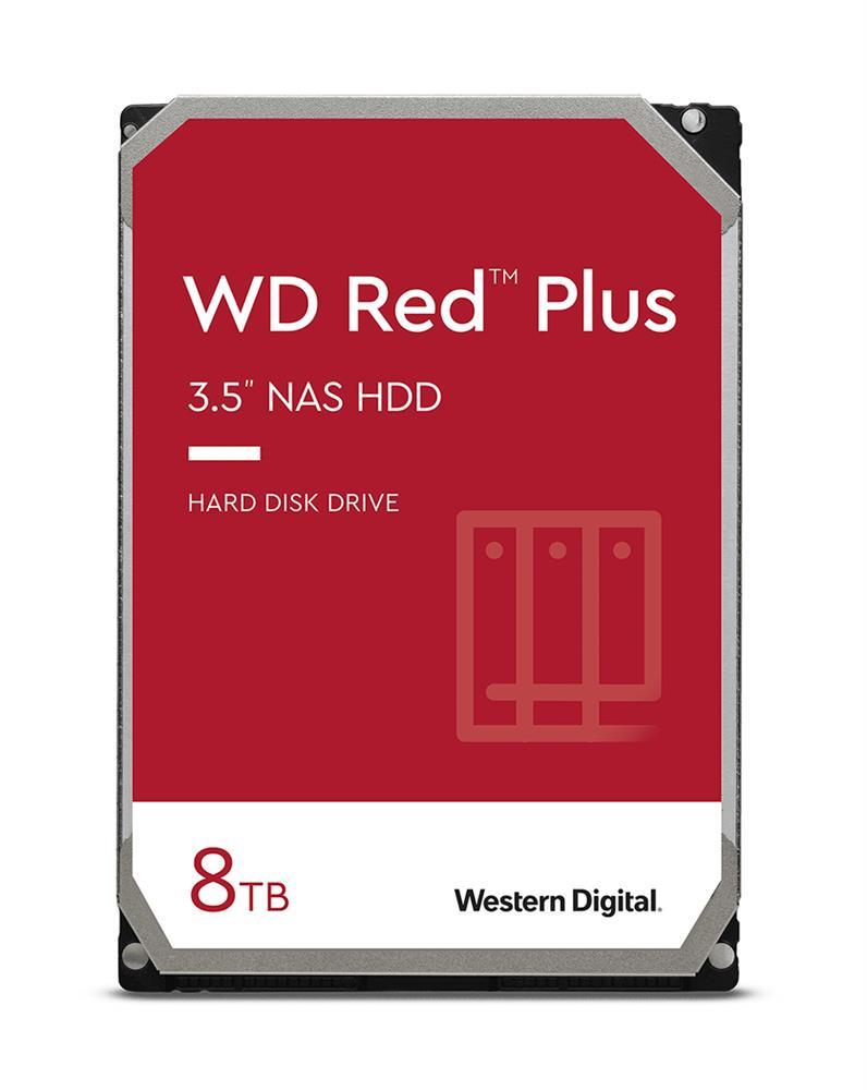 WD80EFZZ-20PK Western Digital Red Plus 8TB 7200RPM SATA 6Gbps 128MB Cache (512e) 3.5-inch Internal Hard Drive (20-Pack)
