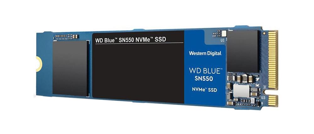 WDBA3V0010BNC-WRSN Western Digital Blue SN550 1TB TLC PCI Express 3.0 x4 NVMe M.2 2280 Internal Solid State Drive (SSD)