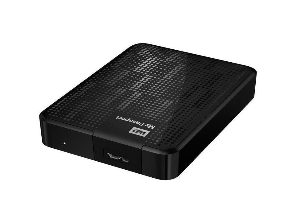 WDBBEP0010BBK-NESN Western Digital My Passport 1TB USB 3.0 2.5-inch External Hard Drive (Black) (Refurbished)