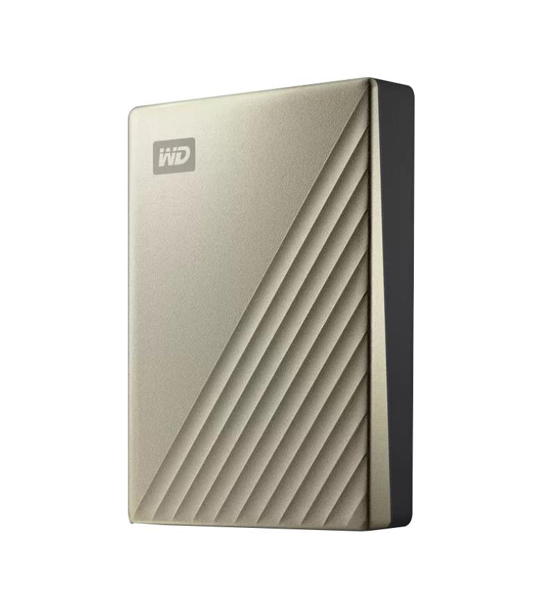 WDBFTM0040BGD-CESN Western Digital My Passport Ultra 4TB USB-C 5400RPM External Hard Drive (Gold)