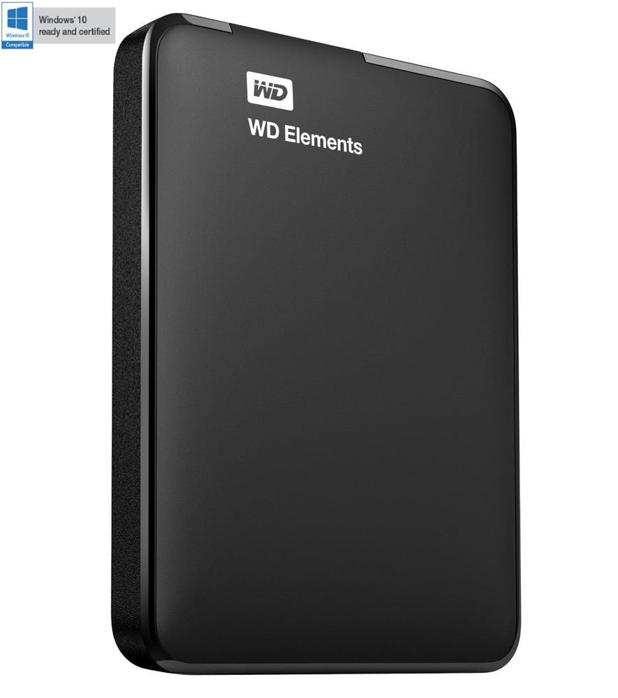 WDBUZG5000ABK Western Digital Elements 500GB USB 3.0 2.5-inch External Hard Drive (Black) (Refurbished)