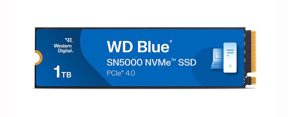 WDS100T4B0E-00CNZ0 Western Digital Blue SN5000 1TB PCI Express 4.0 x4 M.2 2280 Internal Solid State Drive (SSD)