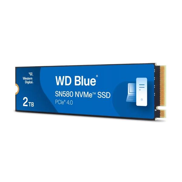 WDS200T3B0E WD Blue SN580 2TB PCI Express NVMe 4.0 x4 M.2 2280 SSD