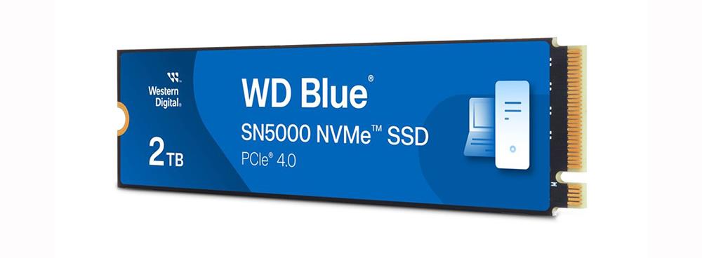 WDS200T4B0E-00CNZ0 Western Digital WD Blue SN5000 2TB PCI-Express 4.0 x4 NVMe M.2 2280 Internal Solid State Drive (SSD)
