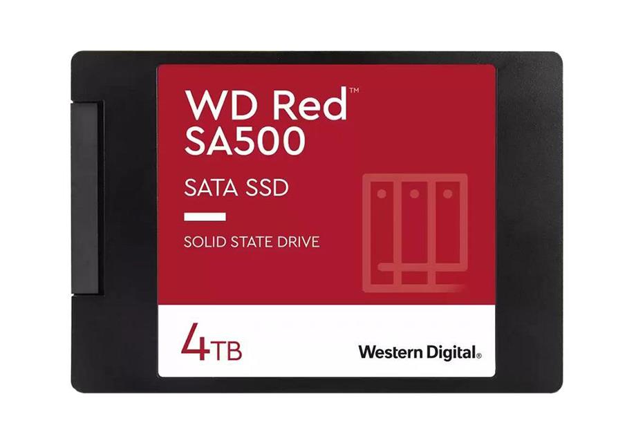 WDS400T2R0A Western Digital Red SA500 NAS 4TB TLC SATA 6Gbps 2.5-inch Internal Solid State Drive (SSD)
