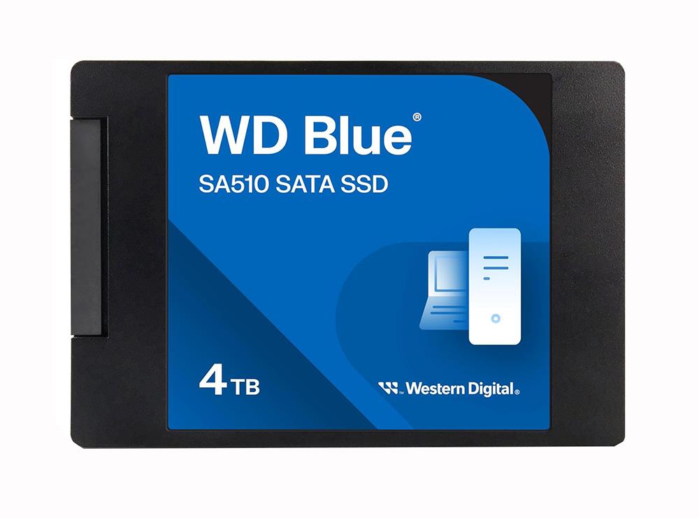 WDS400T3B0A Western Digital WD Blue SA510 4TB SATA 6Gbps 2.5-inch Internal Solid State Drive (SSD)
