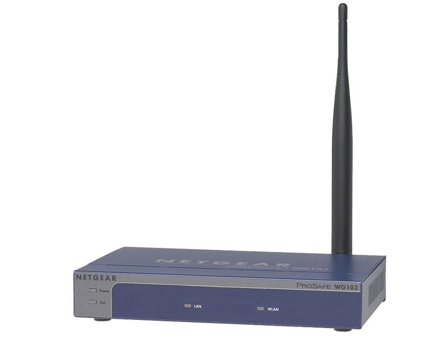 WG103NA Netgear ProSafe WG103 Wireless Access Point IEEE 802.11b/g 108Mbps 1 x 10/100Base-TX PoE (Refurbished)