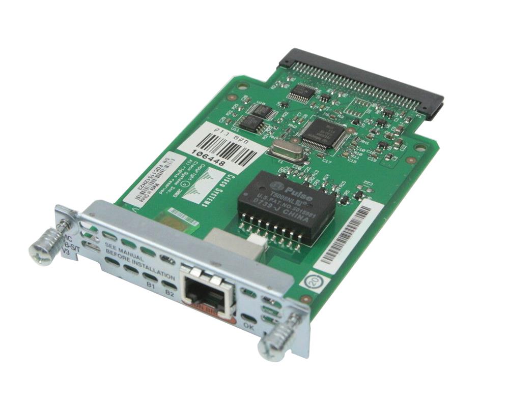 WIC-1B-S/T-V3 Cisco 1-Port ISDN BRI WAN Interface Card 1 x ISDN BRI (S/T)