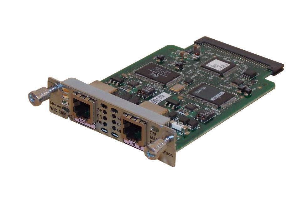 WIC-2AM Cisco 2-Ports Analog Modem WAN Interface Card (Refurbished)