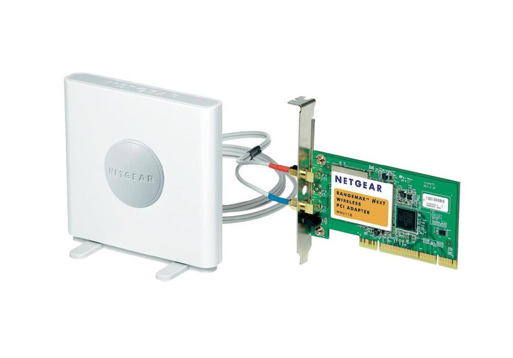 WN311B-100NAS NetGear RangeMax Next 802.11n Wireless PCI Adapter (Refurbished)