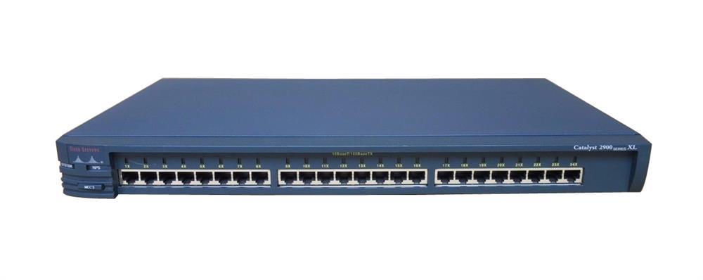 WS-C2924-XL-A Cisco Catalyst 2924 Switch 24-Ports 10/100TX (RJ45) AC (Refurbished)