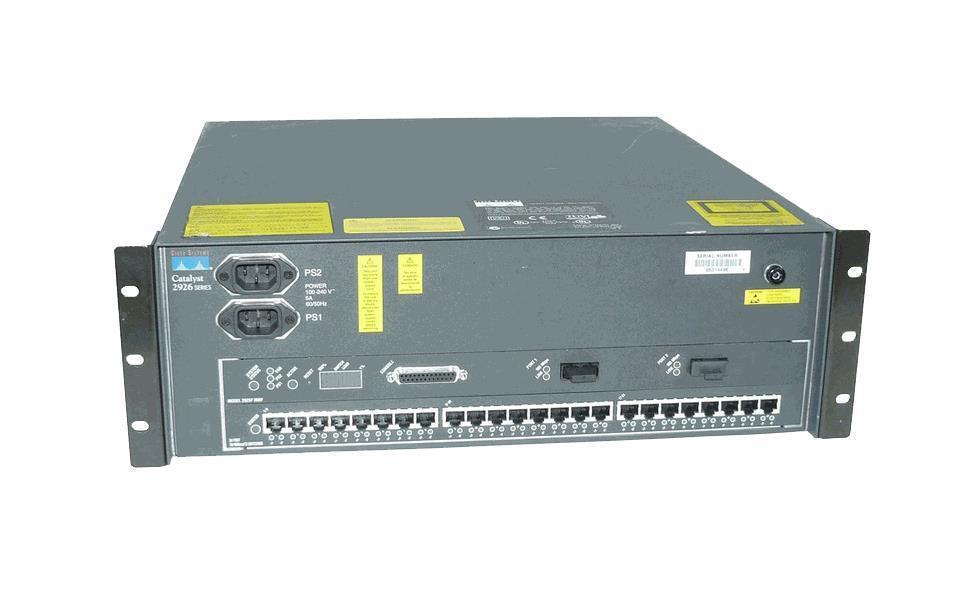 WS-C2926 Cisco 10/100 Ethernet Switch for Catalyst 2900/2926 (Refurbished)