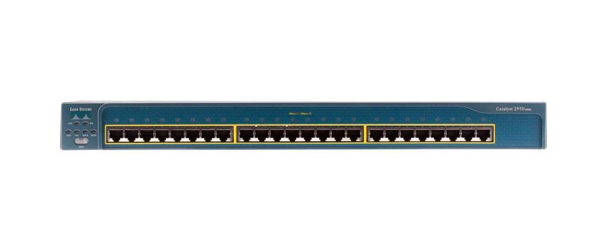 WS-C2950-24 Cisco Catalyst 2950 24-Ports 10/100Mbps RJ45 Port Switch (Refurbished)