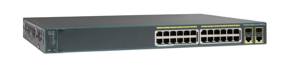 WS-C2960XR-24TS-I-A1 Cisco Cat2960-xr 24-Ports Switch with 4x Sfp Uplinksperp IP Lite (Refurbished)