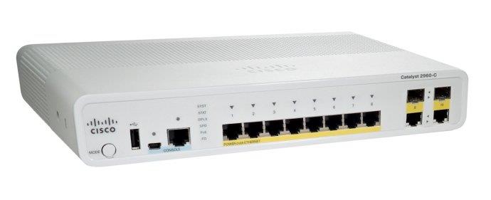 WS-C3560C-12PC-S Cisco Ethernet Switch 12-Ports Manageable 12x POE 2x Expansion Slots 10/100/1000Base-T 10/100Base-TX PoE Ports (Refurbished)