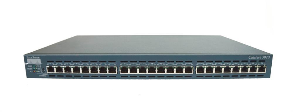 WS-C3920 Cisco Catalyst 3920 Token Ring Switch 1 x Stacking Module 24 x Token Ring LAN (Refurbished)