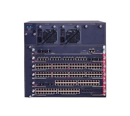 WS-C4006-S2-DC Cisco Catalyst 4000 Chassis 6 Slot SupII with 2 GE 2 DC P/S Fans (Refurbished)
