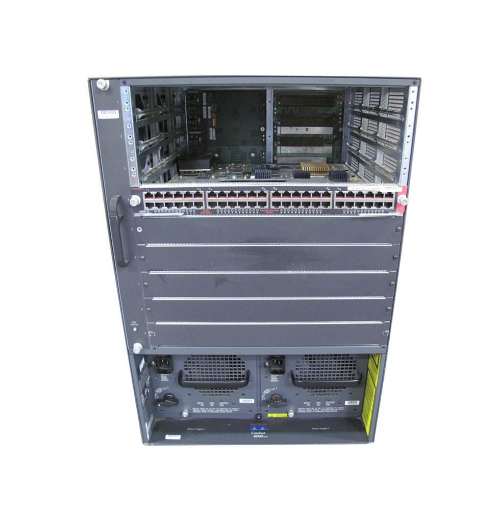 WS-C6009 Cisco Catalyst 6009 Spare Chassis with One Power Supply Required (Refurbished)