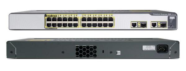 WS-CE500-24LC Cisco Catalyst Express 500-24LC Switch 20 10/100 4 POE 10/100 2 1000/SFP (Refurbished)