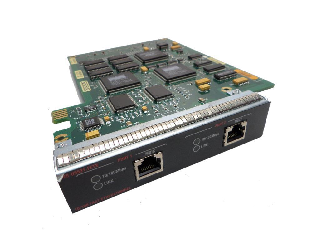 WS-U5531-FETX Cisco Catalyst 5000 Dual-Ports 10/100BaseTX Uplink Module For Supervisor III (Refurbished)